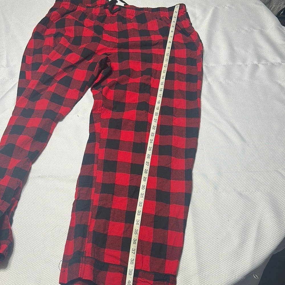 Wondershop Red and Black Plaid Pajama Pants - Picture 3 of 7